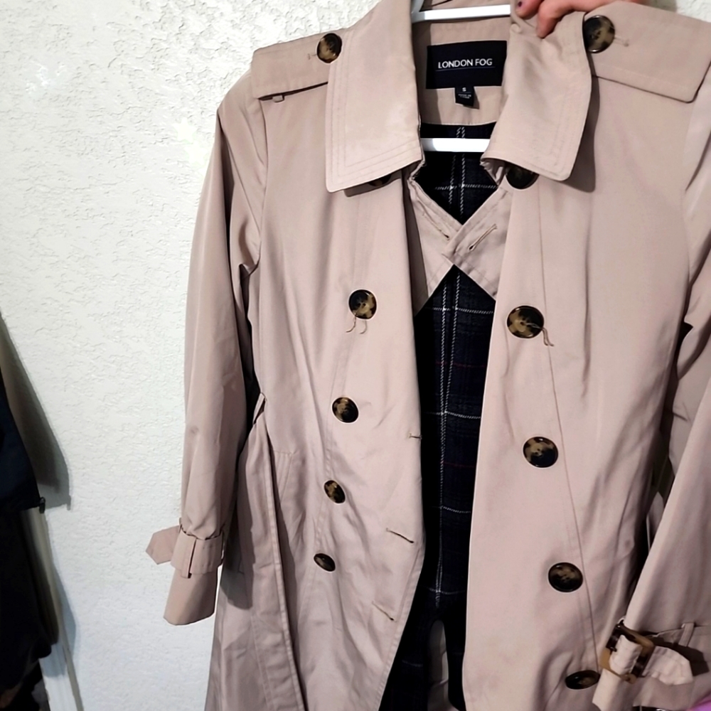 London fog trench coat